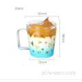 Gradient Color Glass Tea Cups